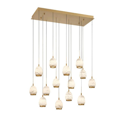 Alabaster Epoch Linear LED Chandelier