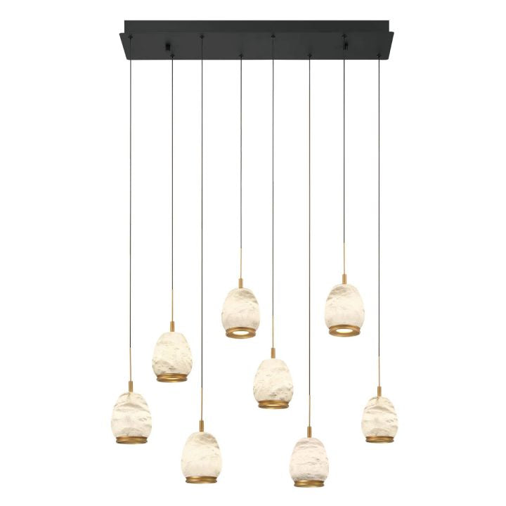 Alabaster Epoch Linear LED Chandelier