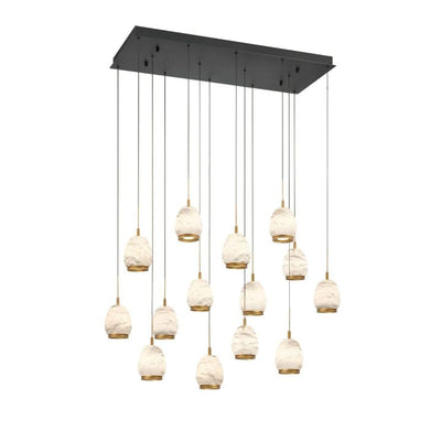 Alabaster Epoch Linear LED Chandelier