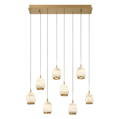 Alabaster Epoch Linear LED Chandelier