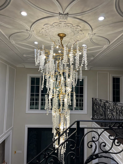 Lorna 2 Story Foyer Large Branch Chandelier