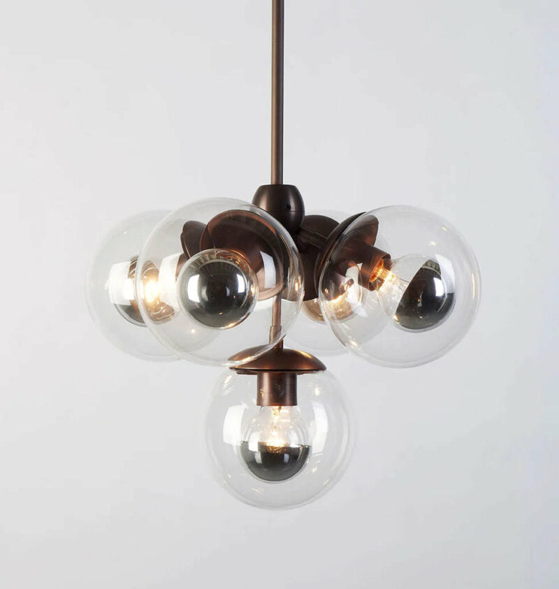 Mono Chandelier -5 Glass  Ball