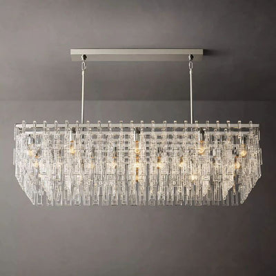 Noble Rectangle Crystal Chandelier