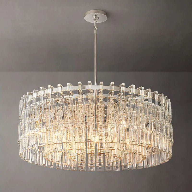 Noble Round Crystal Chandelier