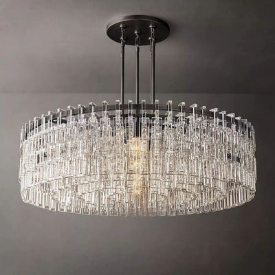 Noble Round Crystal Chandelier