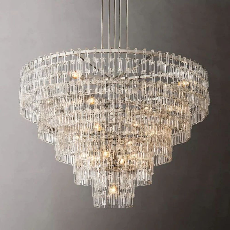 Noble Round Crystal Chandelier