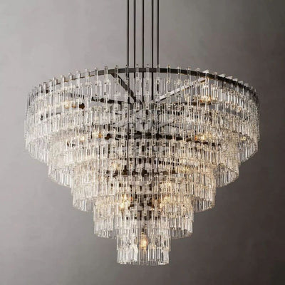 Noble Round Crystal Chandelier