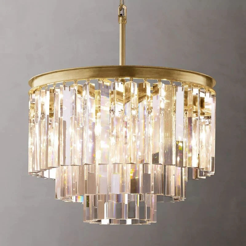 Odem Series Round Crystal Chandelier