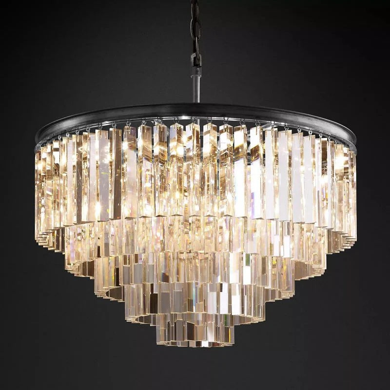 Odem Series Round Crystal Chandelier