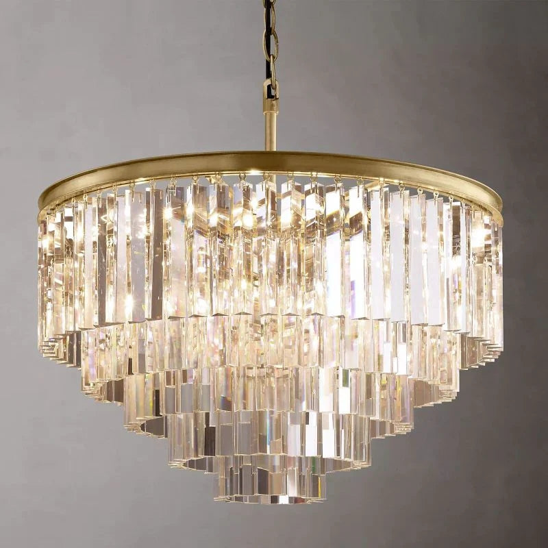 Odem Series Round Crystal Chandelier