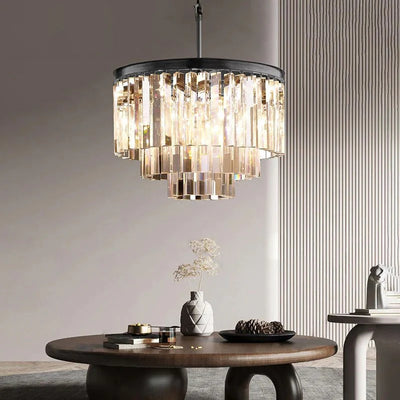 Odem Series Round Crystal Chandelier