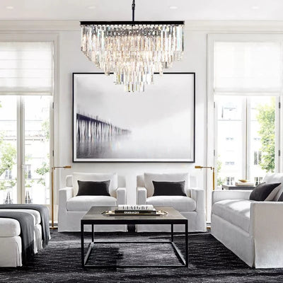 Odem Series Square Crystal  Chandelier