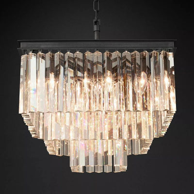 Odem Series Square Crystal  Chandelier