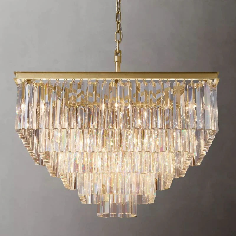 Odem Series Square Crystal  Chandelier