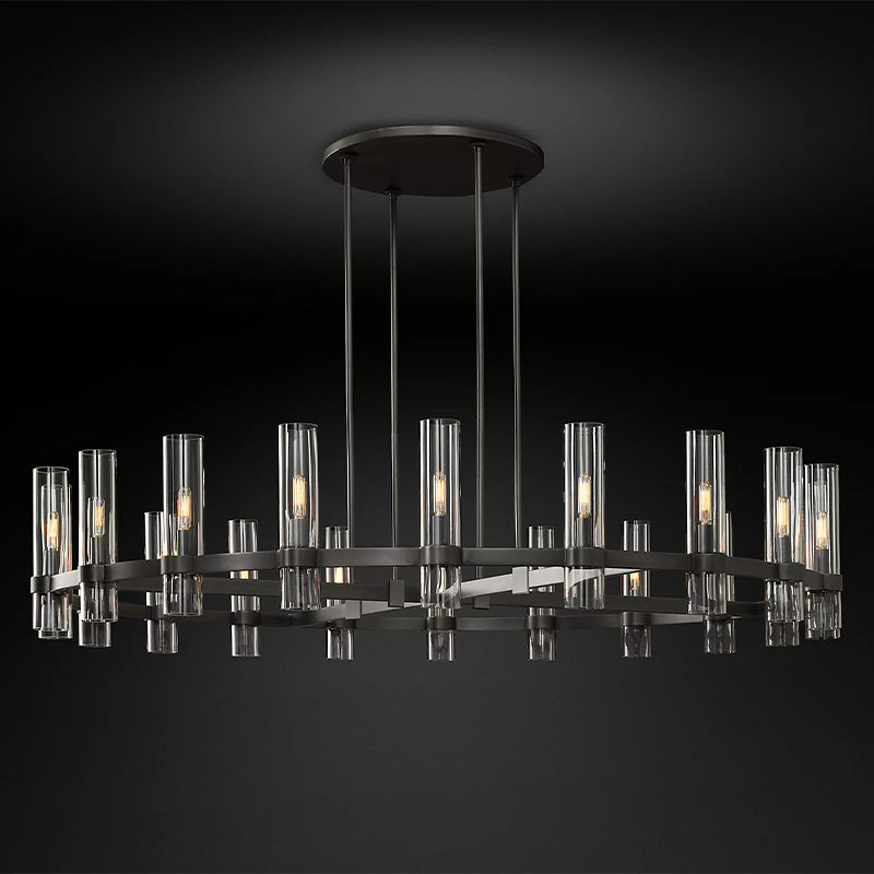 Simplicity Series Blown Glass Chandelier