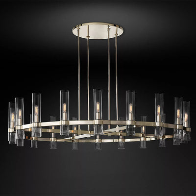 Simplicity Series Blown Glass Chandelier