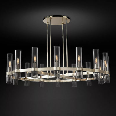 Simplicity Series Blown Glass Chandelier