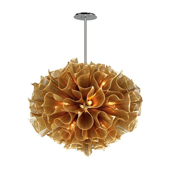 Peony 16 Lights Pendant Chandelier