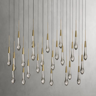 Raindrop Linear Chandelier