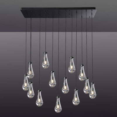 Raindrop Rectangle Chandelier