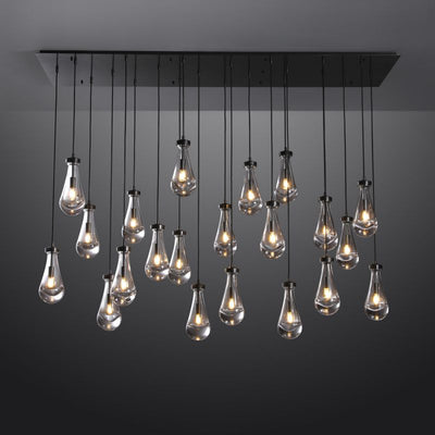 Raindrop Rectangle Chandelier