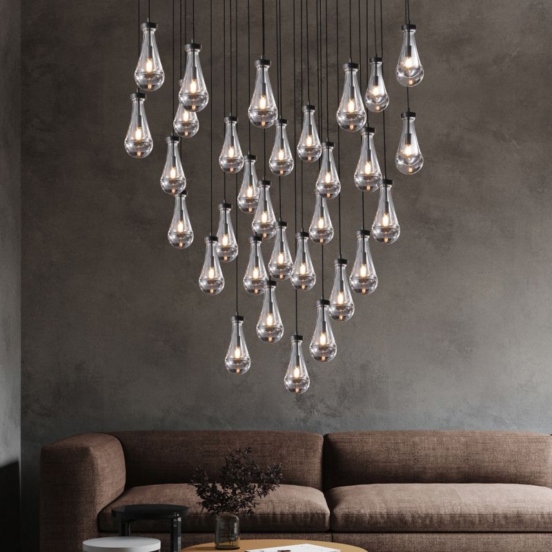 Raindrop Round Chandelier