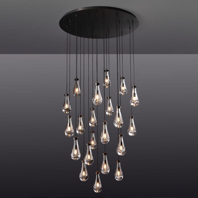 Raindrop Round Chandelier