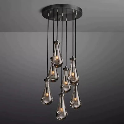 Raindrop Round Chandelier