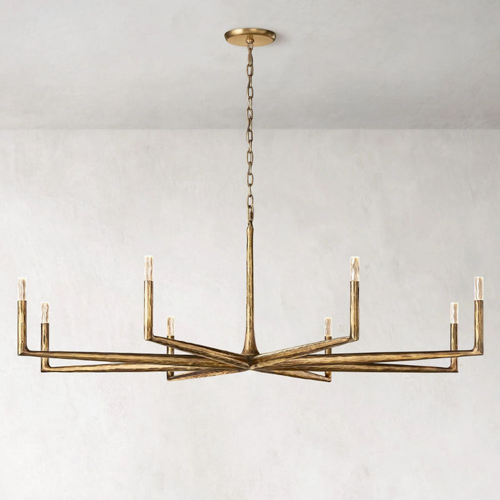 Vintage Forged Chandelier