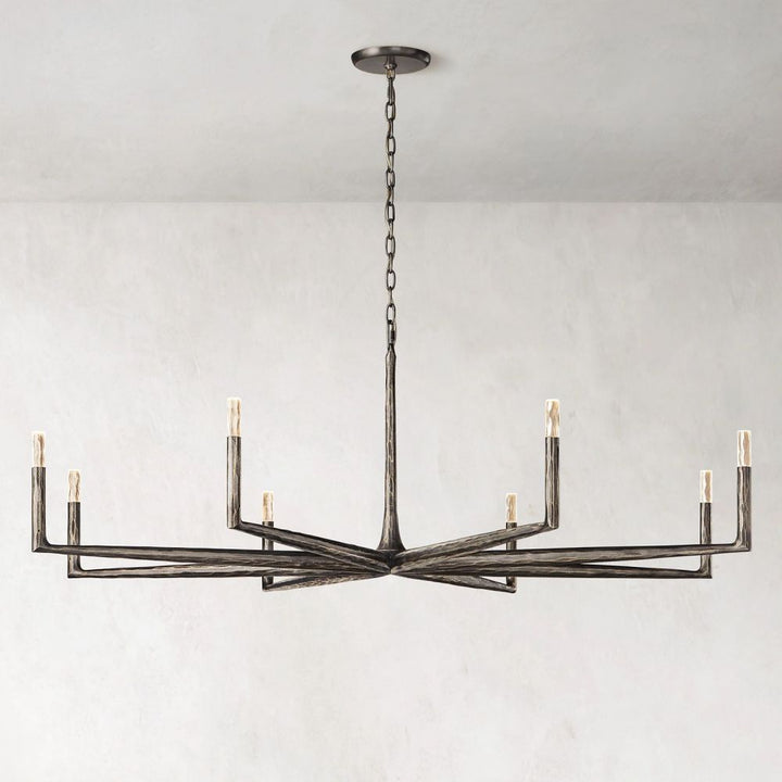 Vintage Forged Chandelier