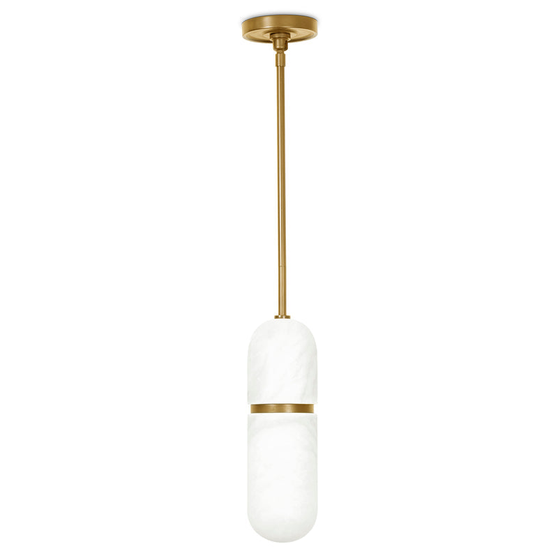 Alabaster Salon Pendant Light (Rod)