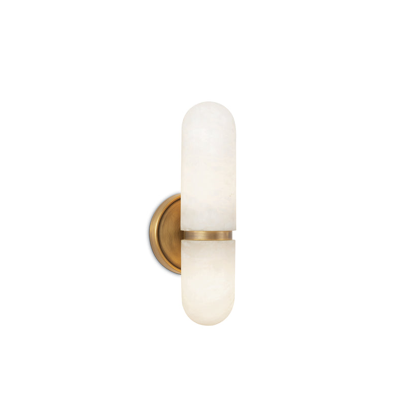 Alabaster  Salon Short Wall Sconce