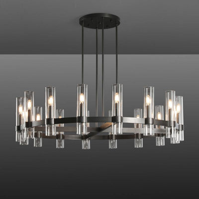 Simplicity Series Blown Glass Chandelier