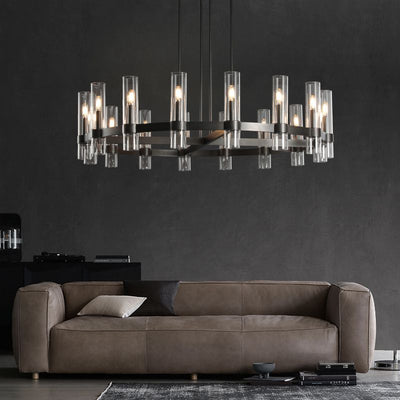 Simplicity Series Blown Glass Chandelier