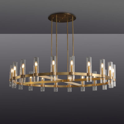 Simplicity Series Blown Glass Chandelier