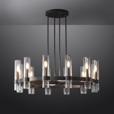 Simplicity Series Blown Glass Chandelier