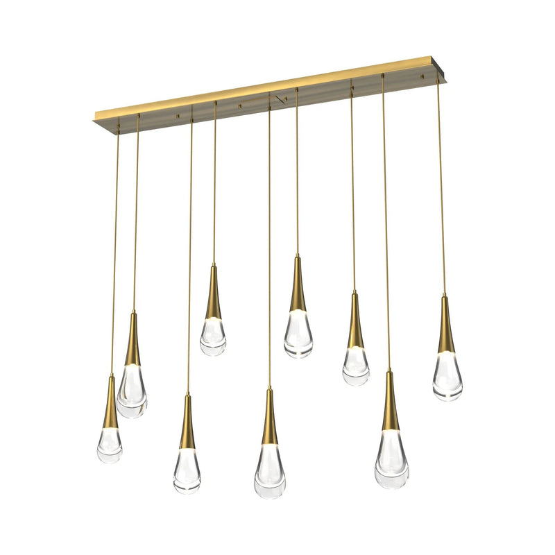 Water Drop Rectangle  LED Chandelier