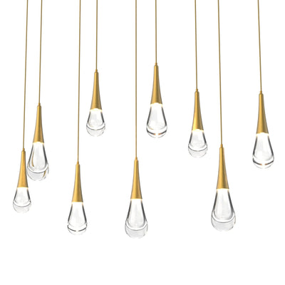 Water Drop Rectangle  LED Chandelier