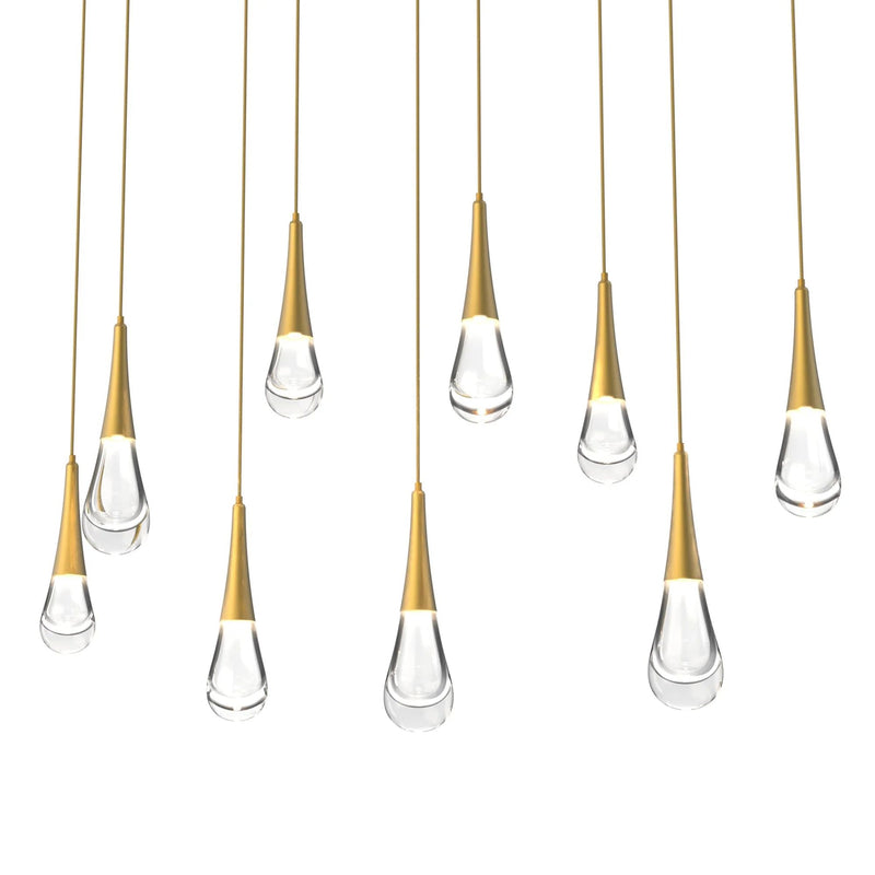 Water Drop Rectangle  LED Chandelier