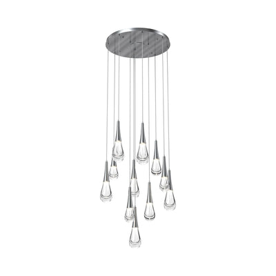 Water Drop Round LED Chandelier