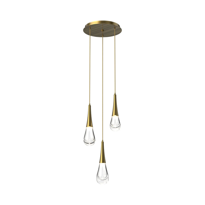 Water Drop Round LED Chandelier