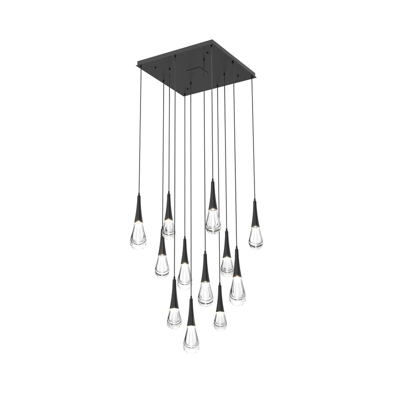 Water Drop Square LED Chandelier