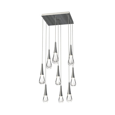 Water Drop Square LED Chandelier