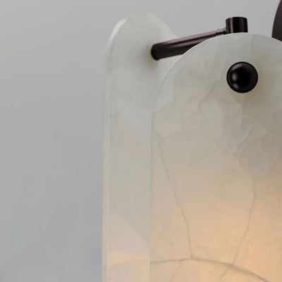 Alabaster Destiny Ball  Wall Sconce