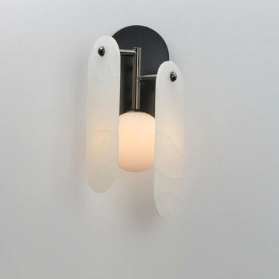 Alabaster Destiny Ball  Wall Sconce