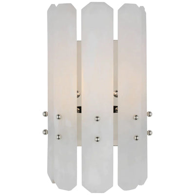 Alabaster Adrian Shield  Wall Sconce