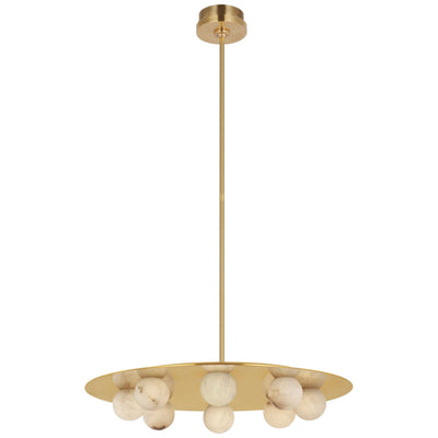 Alabaster Kelly 8 Lights Pendant Chandelier 24"W