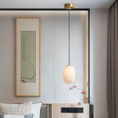 Alabaster Bedside Pendant Light