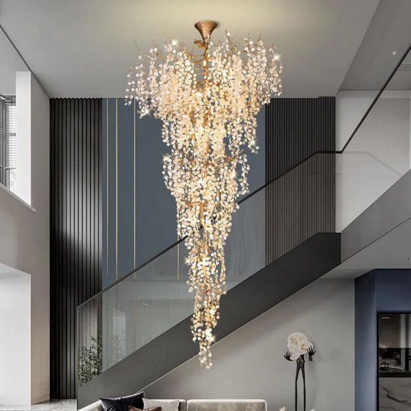 Spring 2 Story Foyer Branch Chandelier