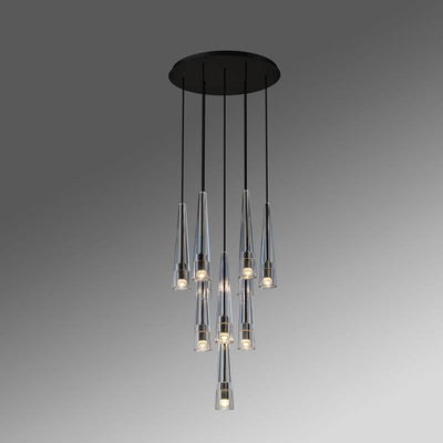 Apollo Round Crystal Chandelier